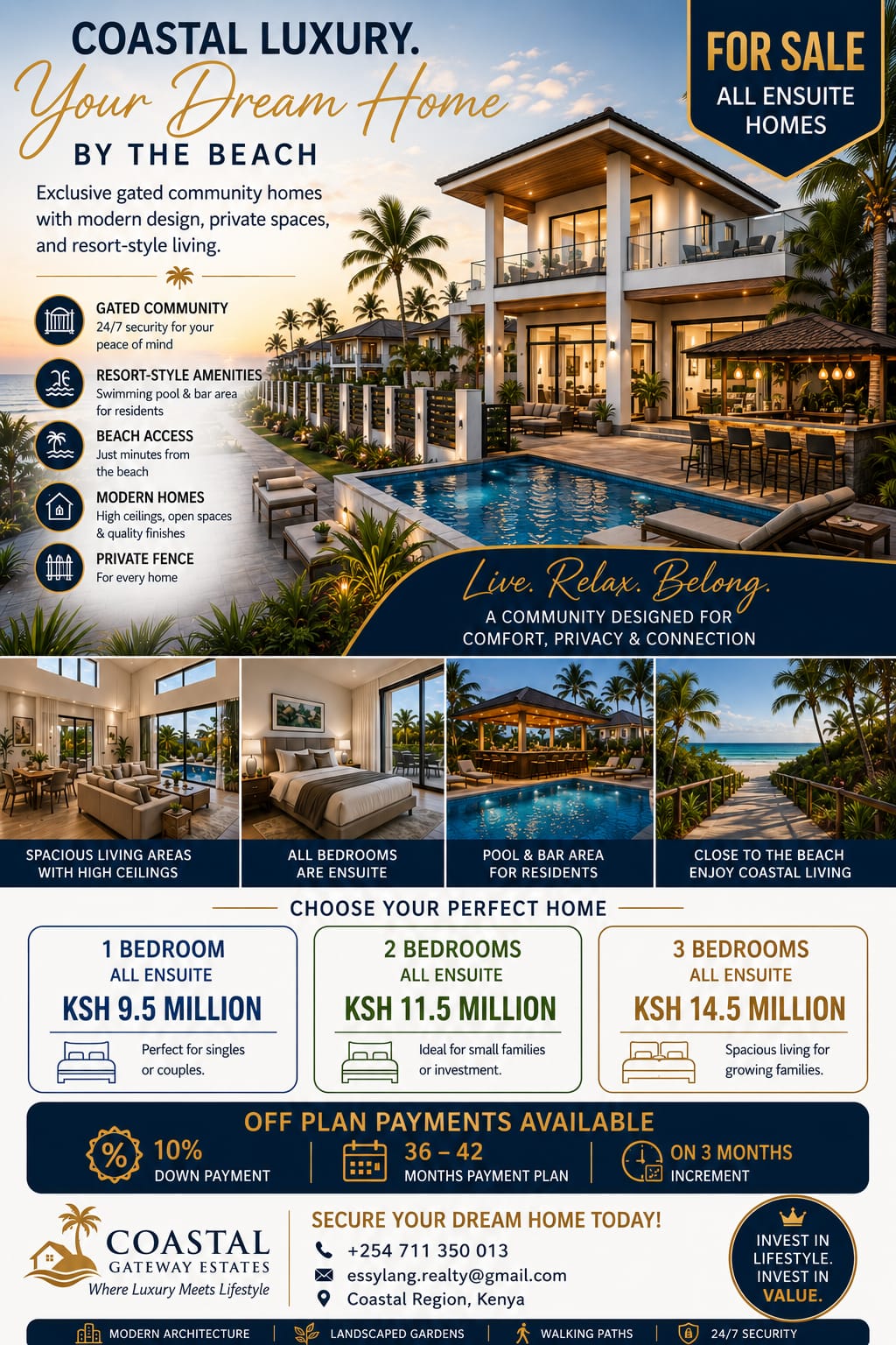Coastal Gateway Estates - All Ensuite Homes For Sale flyer