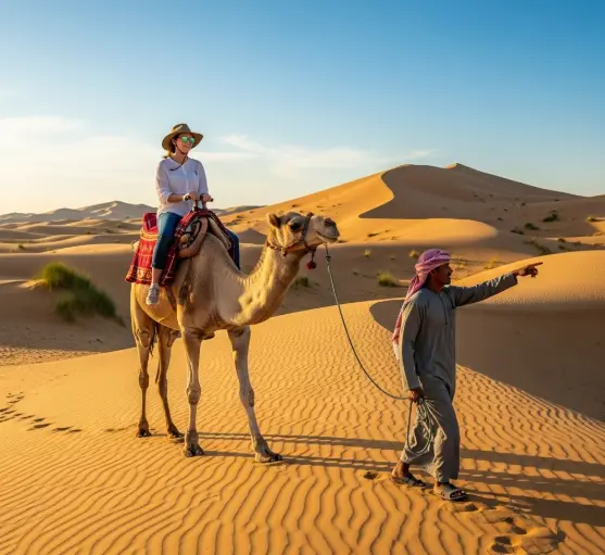 Camel riding adventure