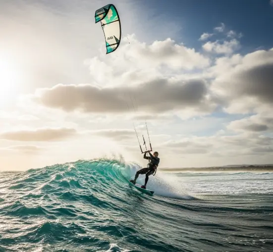 Kite surfing